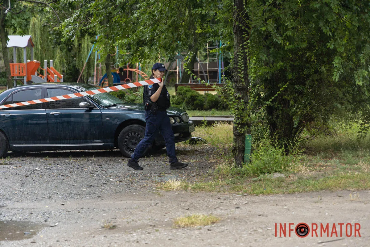 Территорию огородили лентой
