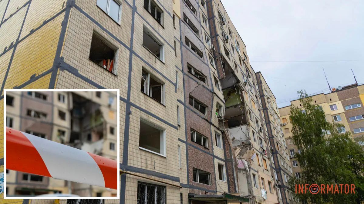 У Дніпрі стався обвал в багатоповерхівці, в яку у 2025 році влучив «Шахед»: як ситуацію коментують у міськраді