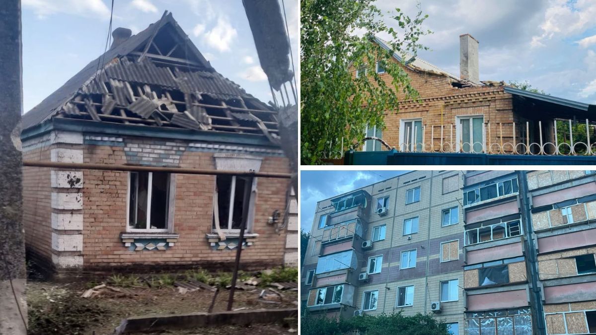 КАБи, БпЛА та артилерія: ворог майже 20 разів атакував 3 райони Дніпропетровської області, пошкоджені будинки, школа та АЗС