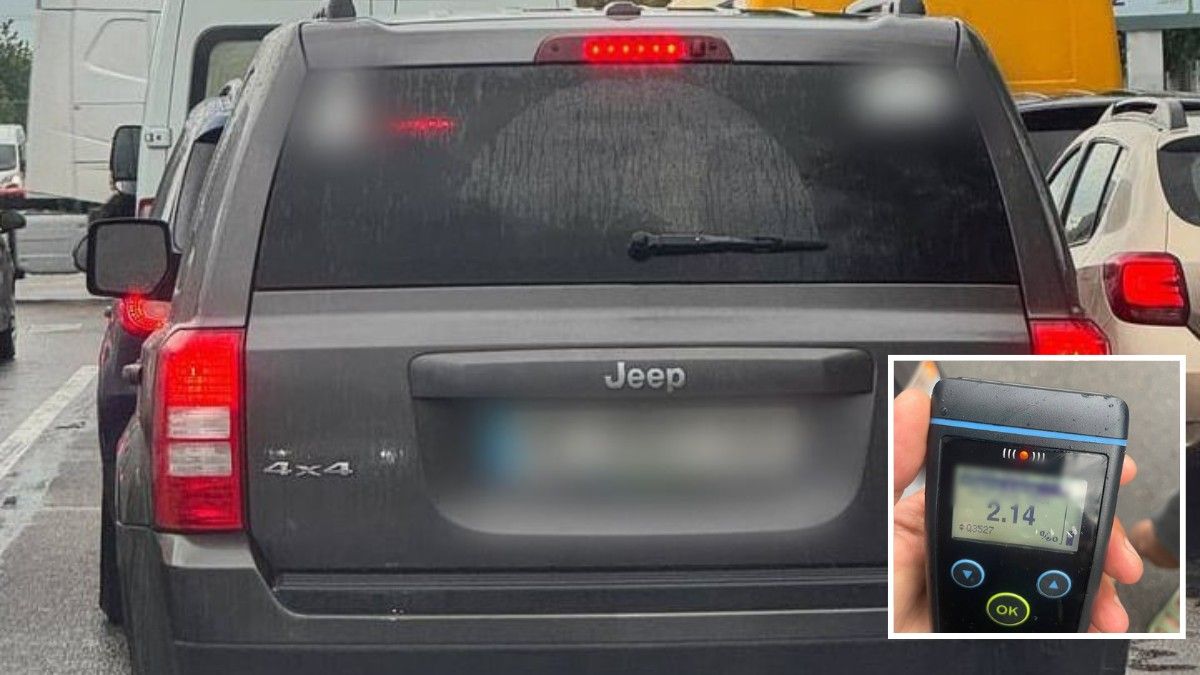 2,14 проміле алкоголю в крові: у Дніпрі п'яна жінка на Jeep з 6-річною дитиною в салоні намагалась втекти від поліції