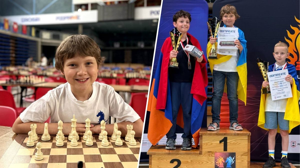 Юний дніпрянин Мирон Нетребка завоював “золото” на чемпіонаті Європи з шахів