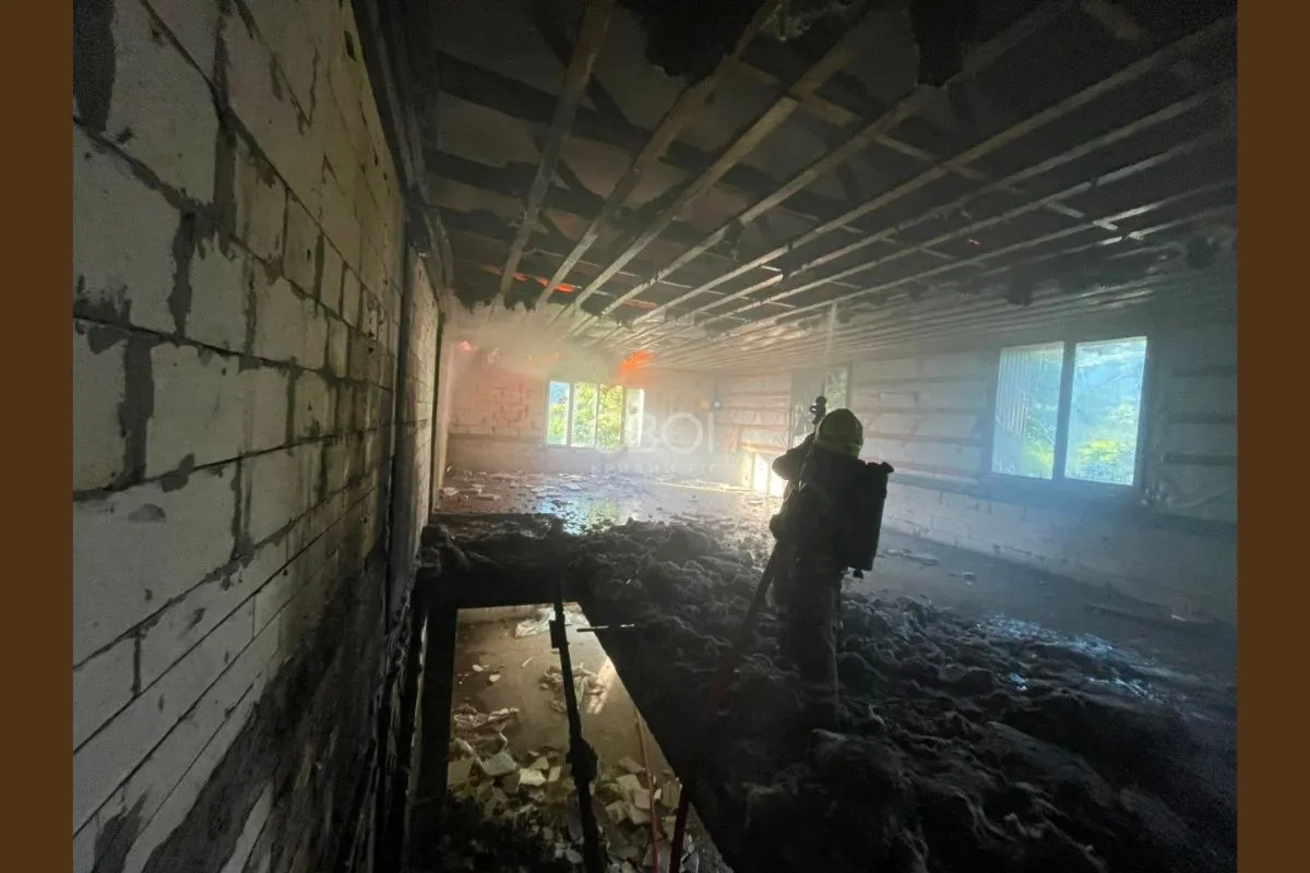 Там загорівся покинутий будинок