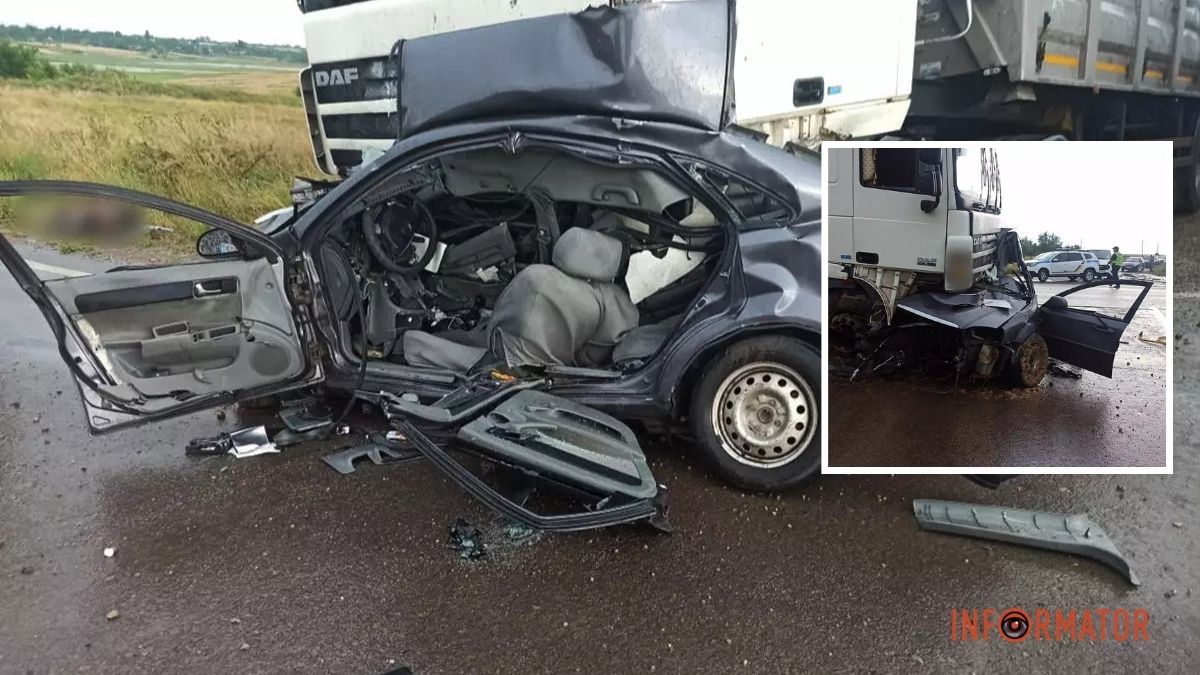 У Криворізькому районі зіткнулися DAF і Chevrolet: загинув 25-річний водій легковика
