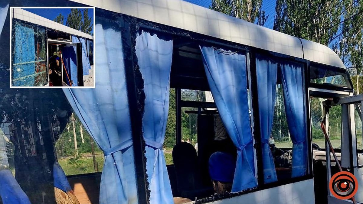 У Марганці ворог вдарив дроном по громадському транспорту з цивільними