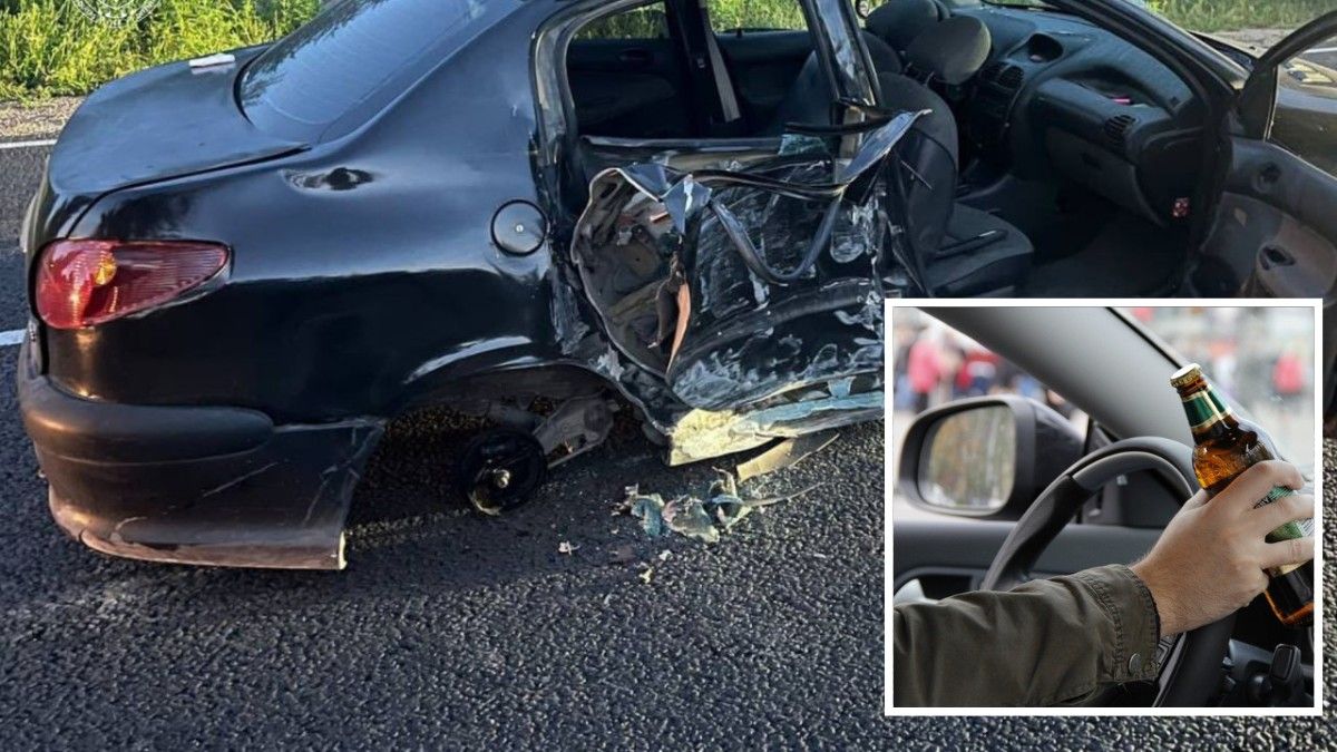 У Кривому Розі п'яний 29-річний водій врізався в стовп: загинув пасажир, постраждав 17-річний підліток
