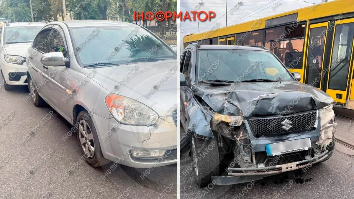 У Дніпрі на Яворницького п’яний водій на Suzuki тікав з місця ДТП: авто зупинили на Старому мосту
