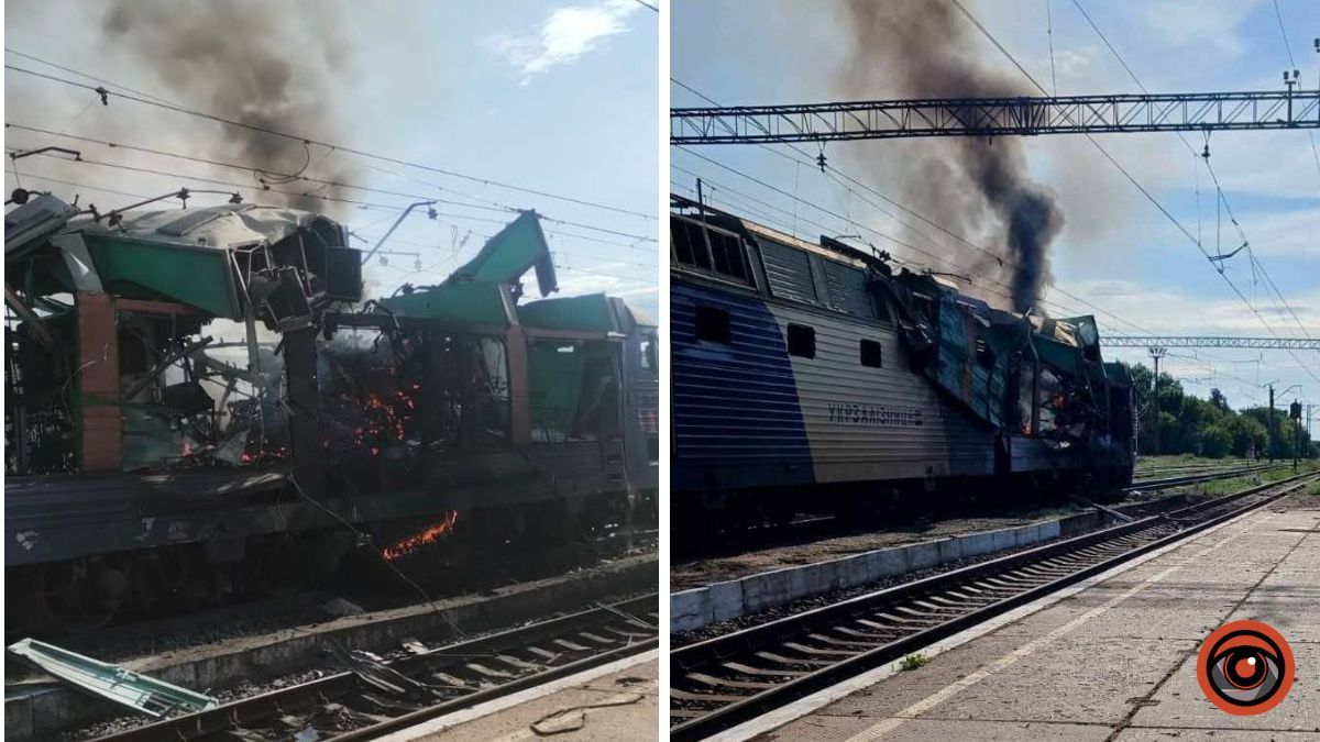 У Дніпропетровській області росіяни вдарили по пасажирському поїзду