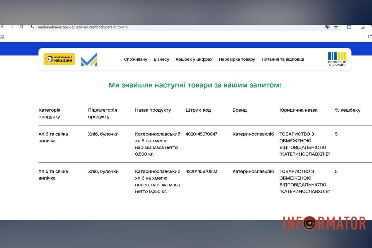 Пример, как работает поиск товаров по запросу