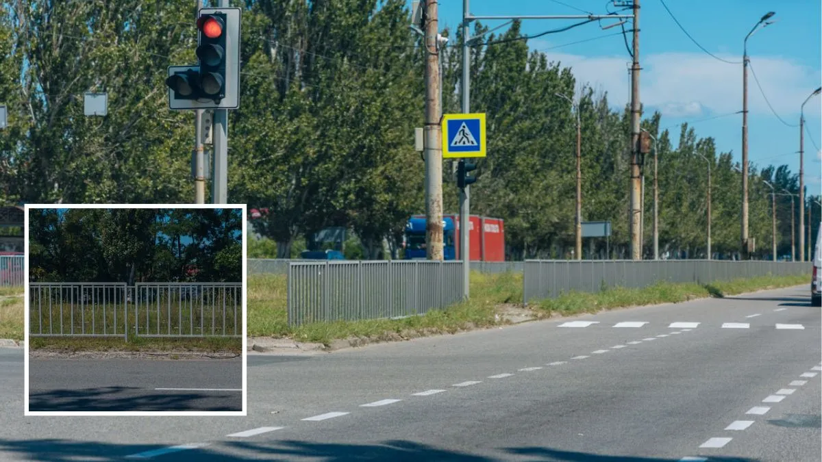 Аби не перебігали дорогу: у Дніпрі на Донецькому шосе встановили нове огородження