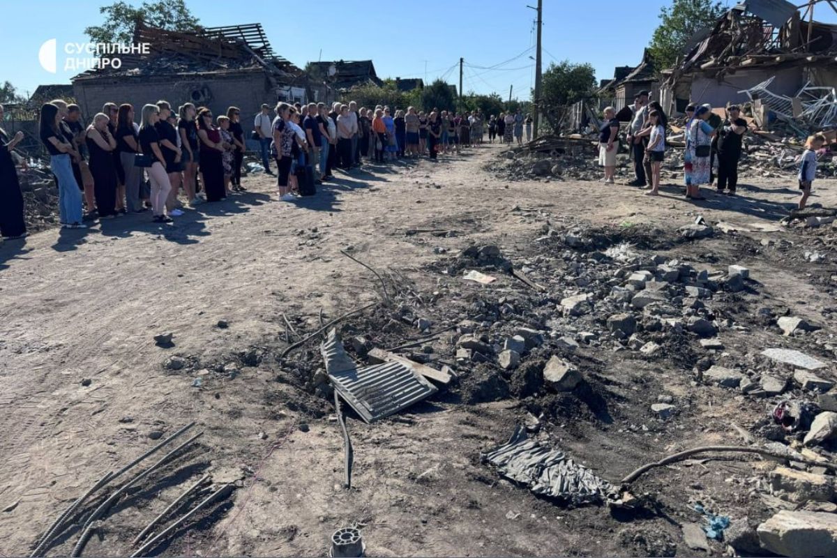 Дом полностью уничтожен российской ракетой