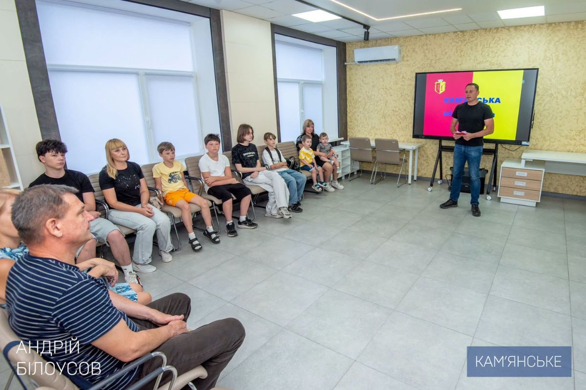 Серед них родини, що прибули з Краматорська, Бахмута та Костянтинівки Серед них родини, що прибули з Краматорська, Бахмута та Костянтинівки