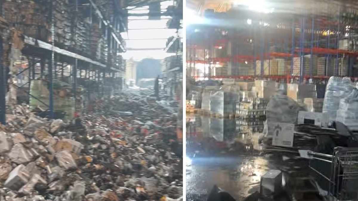 Ворог пошкодив склад мережі "Алкомаг" у Дніпрі