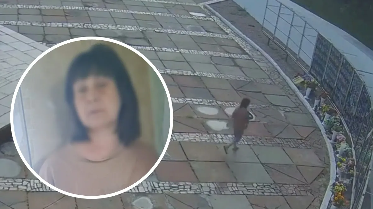 Відео моменту: у Кам'янському 59-річна жінка кидала каміння у фотографії полеглих воїнів