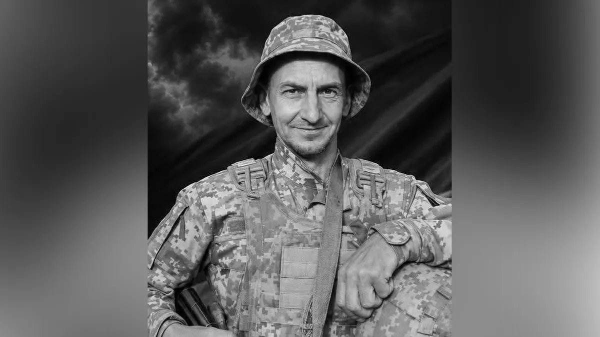 На 49-му році життя помер військовослужбовець з Дніпропетровської області Олександр Роман