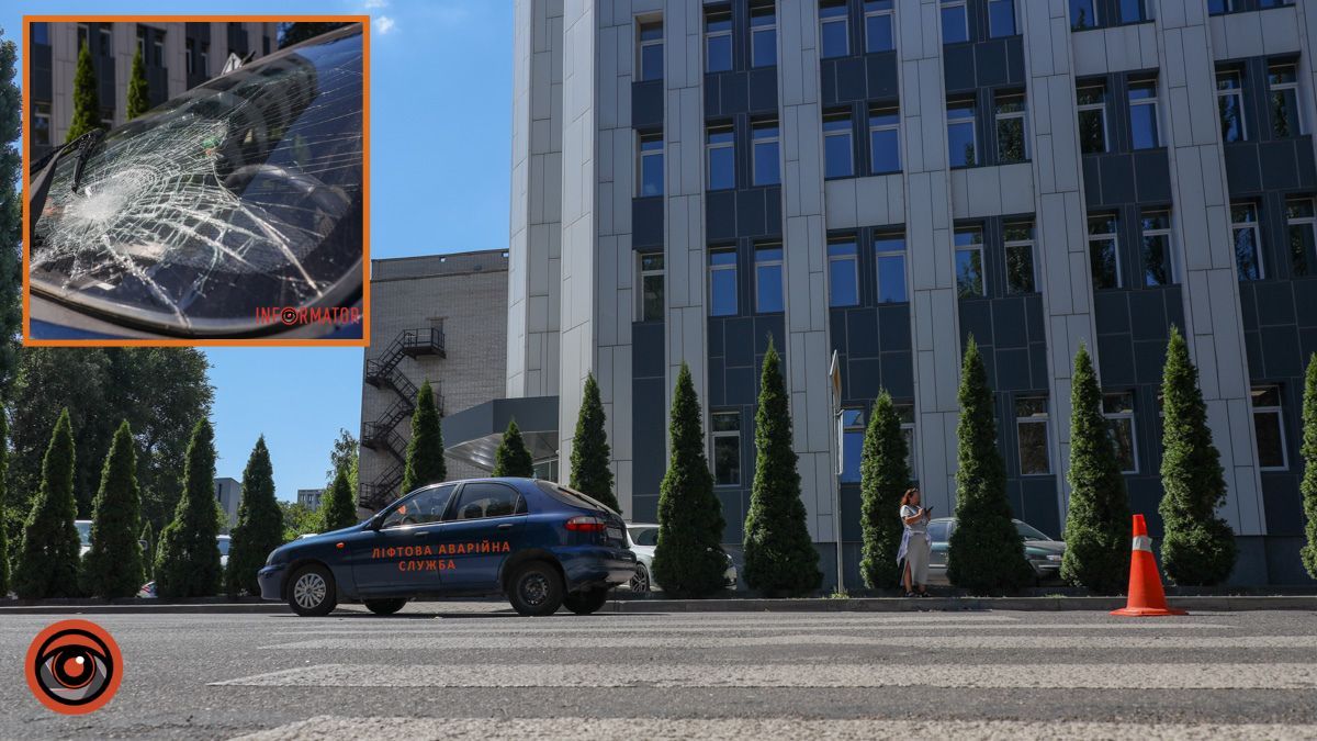 У Дніпрі на Ярослава Мудрого Lanos аварійної ліфтової служби збив жінку на пішохідному переході