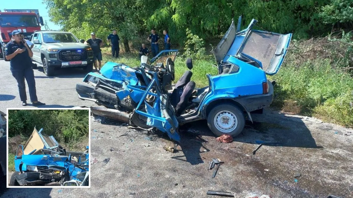 У Дніпровському районі зіштовхнулись Renault та ВАЗ: водія з понівеченої машини діставали рятувальники