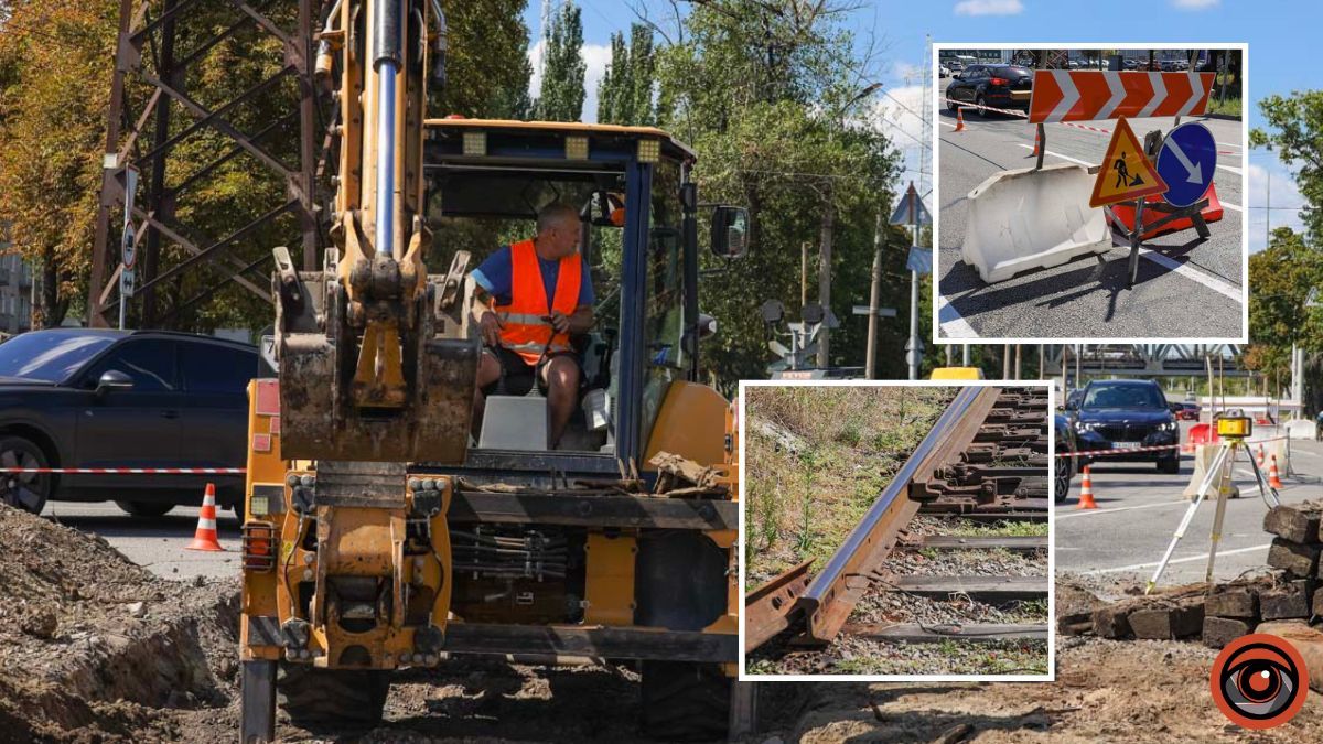 Перекриття руху на площі Десантників у Дніпрі: чи розпочали ремонт залізничного переїзду