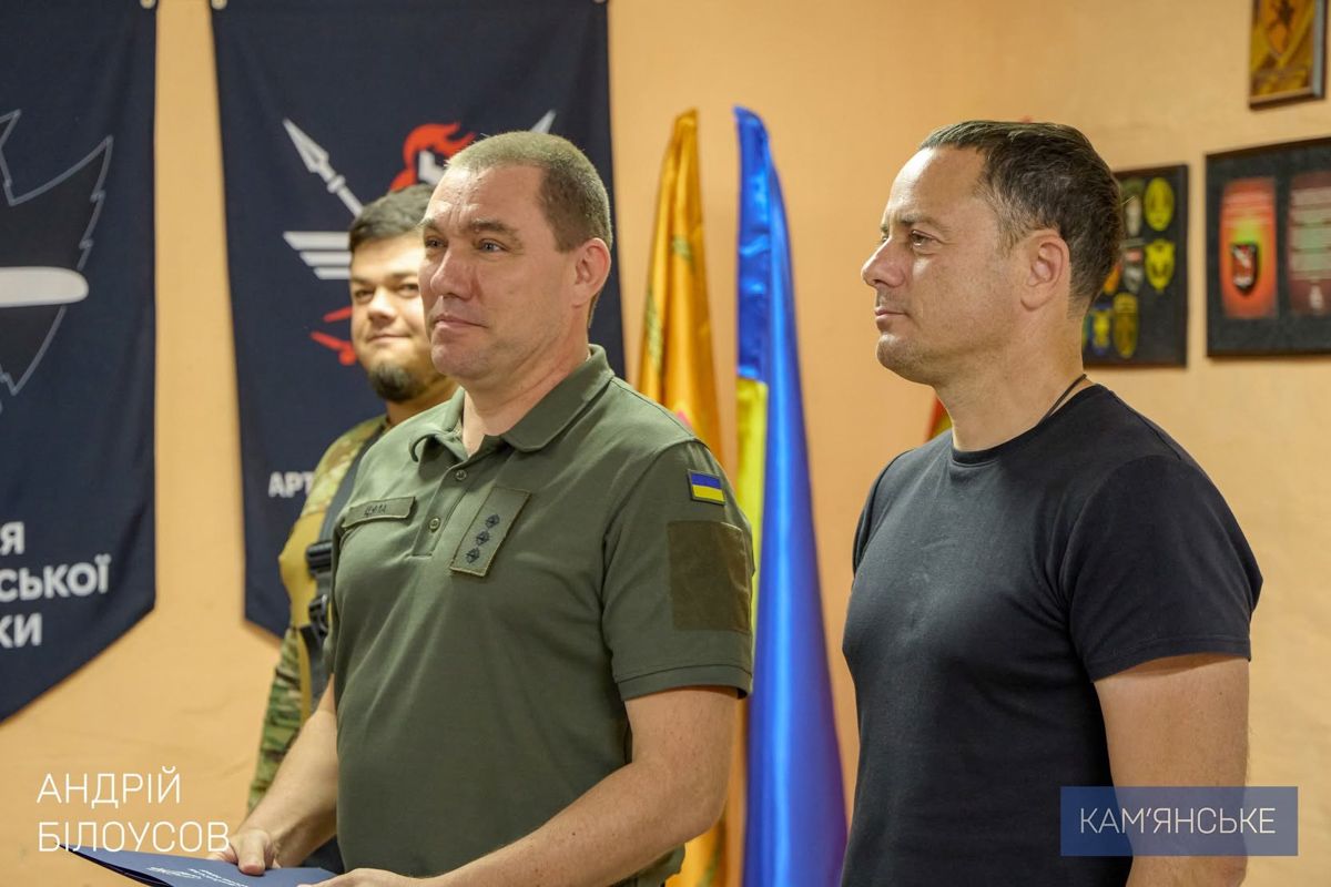 Мер Кам’янського відвідав пункт управління артилерійського підрозділу ударних БпАК «Вогняний Рій» 43-ї ОМБр 7