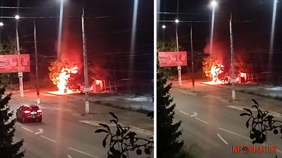 У Дніпрі на Панікахи поблизу СТО горіли автомобілі