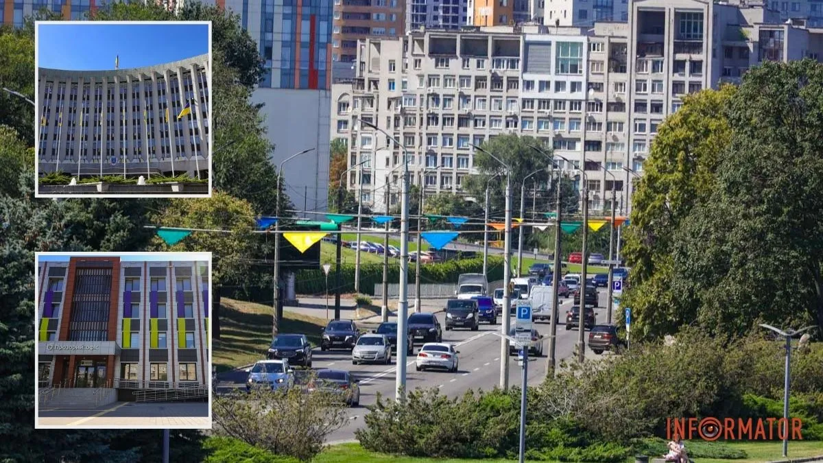 Прапори та святкові прикраси: як Дніпро вбрався до Дня Незалежності