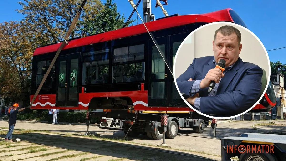 У Дніпро прибув четвертий сучасний трамвай: Філатов розповів, коли очікують п'ятий
