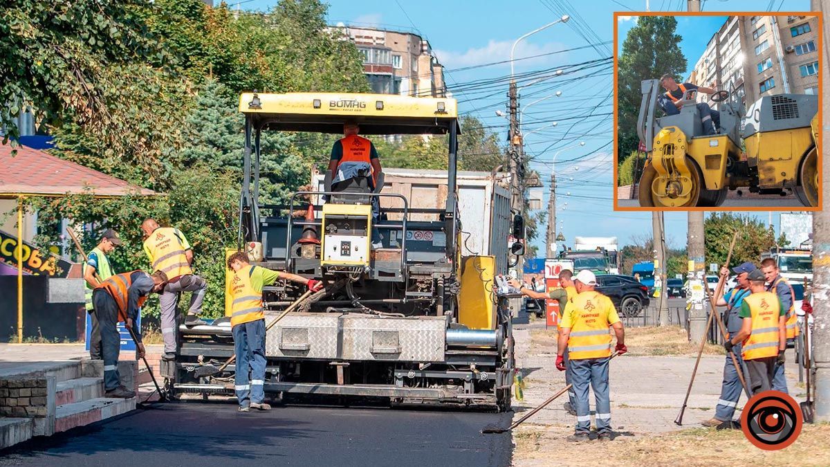 У Кам’янському ремонтують тротуари в межах програми безбар’єрності