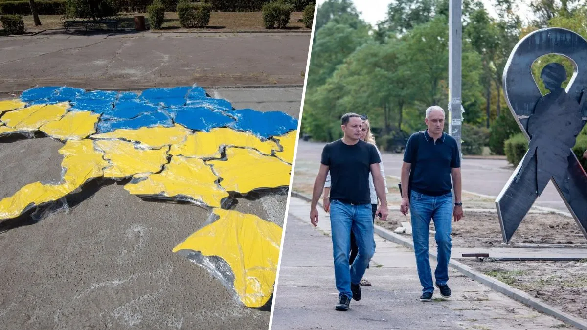 У Кам’янському в сквері за кіноконцертним залом “Мир” облаштовують пам’ятну локацію “Клумба Надії”