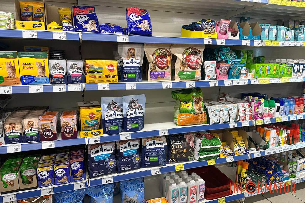 Повні полиці товарів для чотирилапих Яка ситуація з продуктами у супермаркетах Дніпра та чи є дефіцит через російські атаки 41
