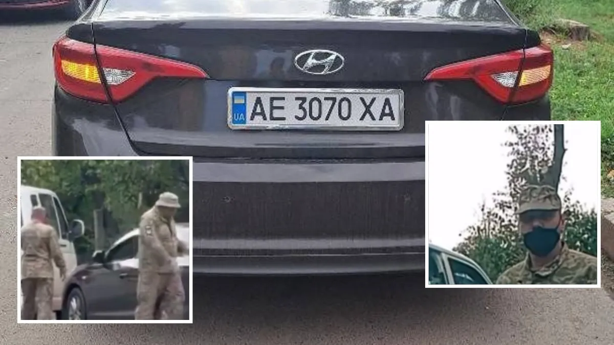 "Ви виходите чи я б'ю скло": у Кривому Розі в прямому ефірі люди у формі витягли таксиста з машини та "задули" його балончиком