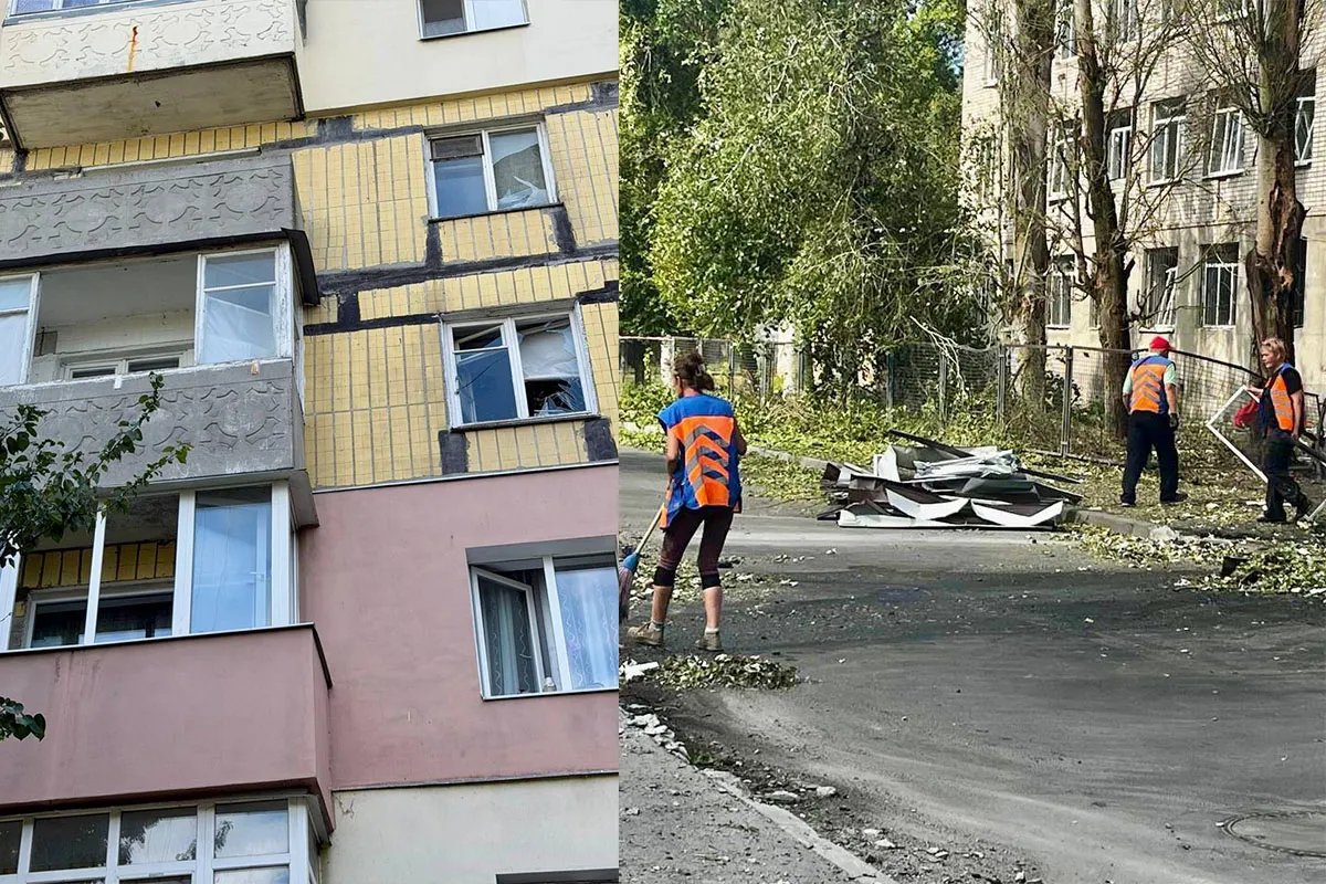 Унаслідок чергової російської атаки на Дніпро 2 вересня постраждали дві школи та амбулаторія