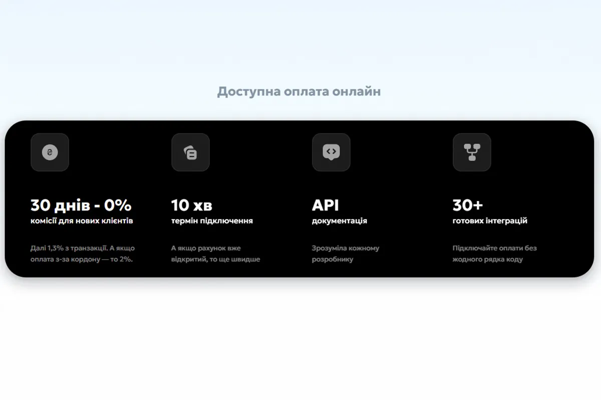 Доступна оплата онлайн