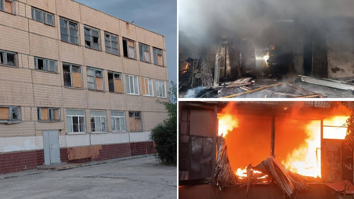 Ворог понад 10 разів атакував Дніпропетровську область: загинули двоє поліцейських, пошкоджені підприємство та супермаркет