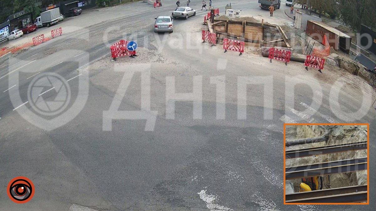 У Дніпрі 5 вересня на проспекті Свободи звузили дорожній рух
