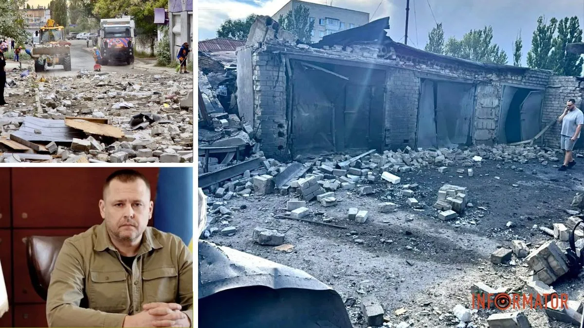 “Вулиця завалена уламками”: Філатов про російську атаку по Дніпру 6 вересня