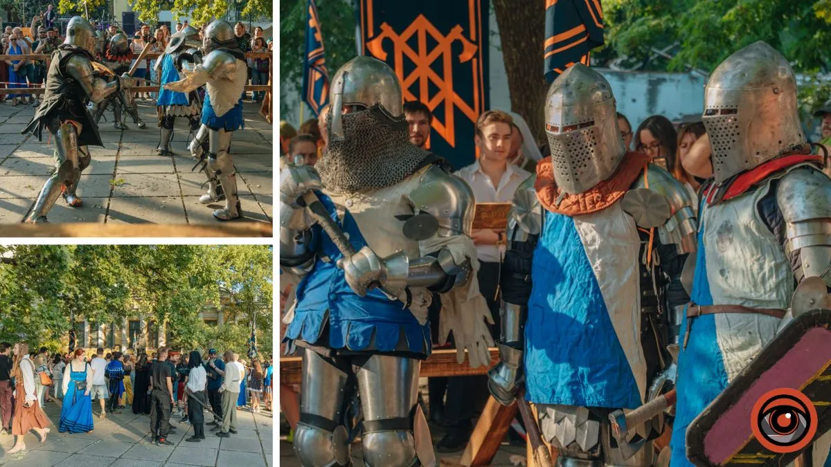 Дзвони обладунків, ірландські танці та козацький куліш: у Дніпрі до Дня міста влаштували грандіозне історичне дійство