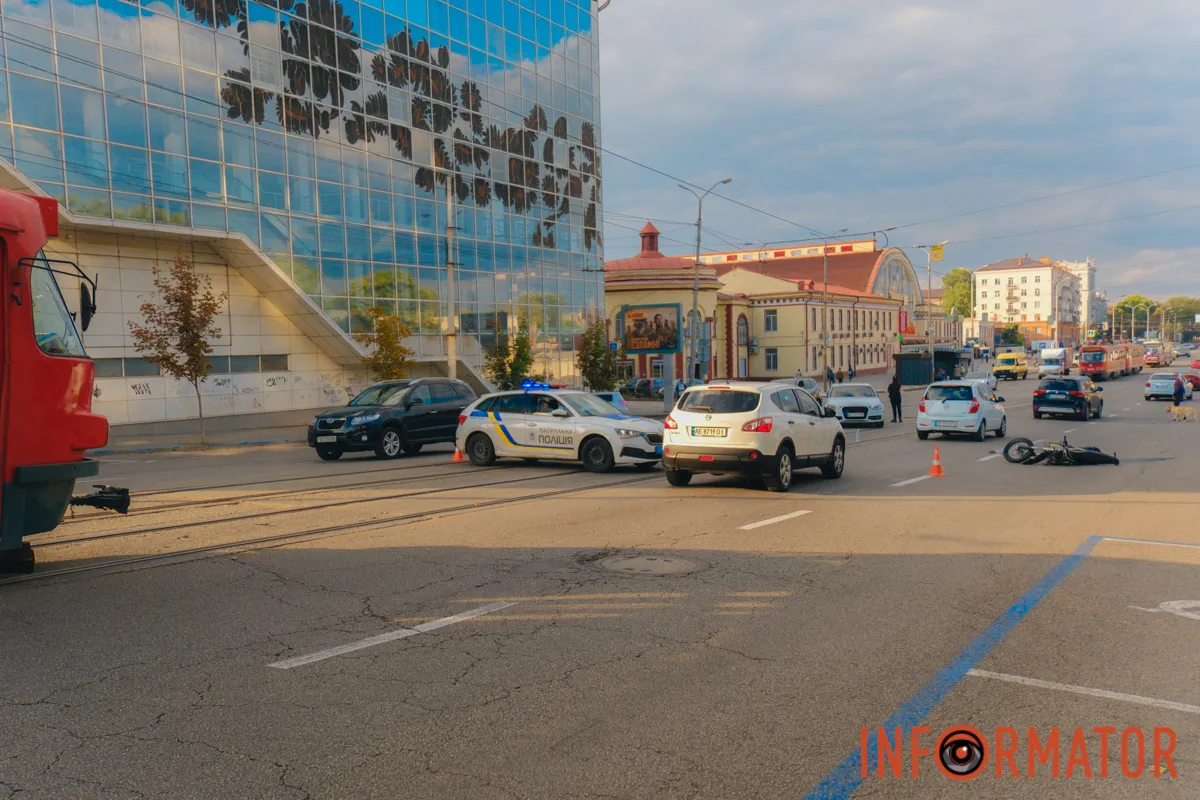 Кур'єр був на мотоциклі