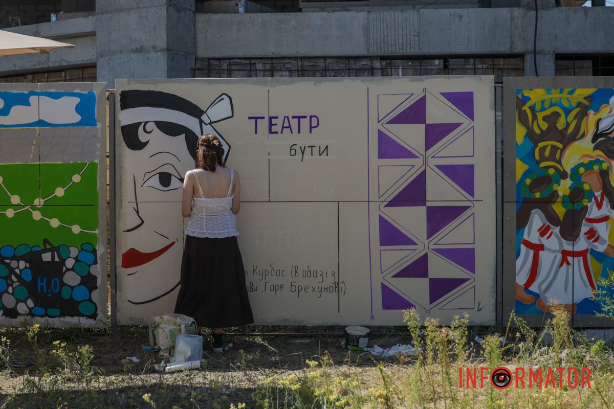118 секций и сотни квадратных метров живописи: в Днепре художники создают масштабные муралы под открытым небом 17