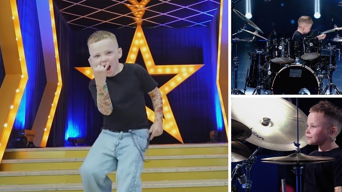 Отримав три "так": 7-річний барабанщик з Дніпра виконав композицію гурту Slipknot на "Україна має талант"