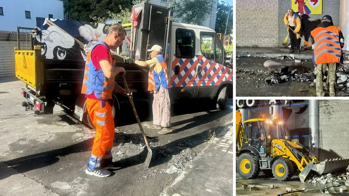 Понад 15 тонн уламків та скла: у Дніпрі завершили прибирання біля понівеченого ТЦ "Новий Континент", рух автівок відновлений