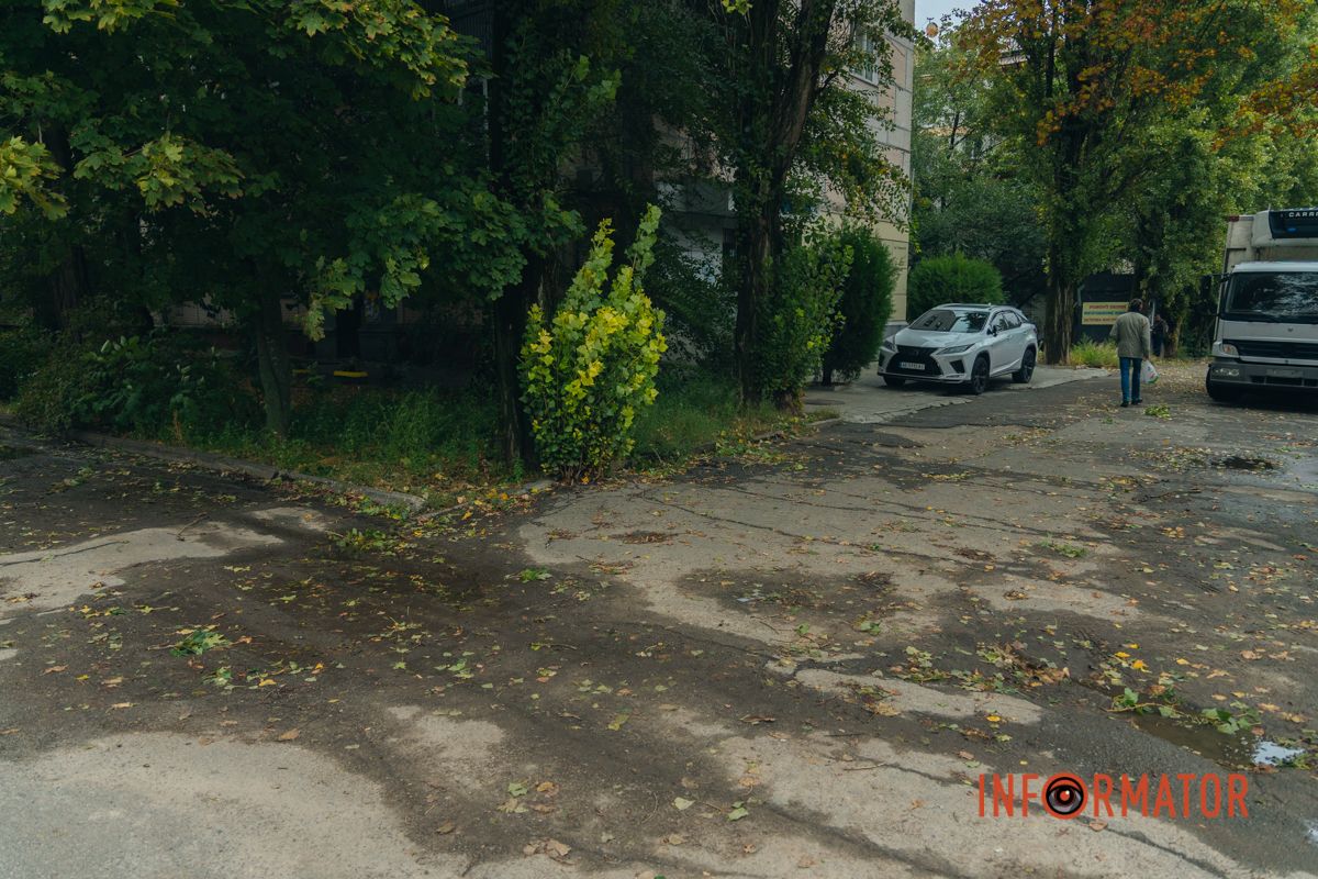 Автомобілі вільно паркуються уздовж пішохідних зон та заїжджають безпосередньо на тротуари