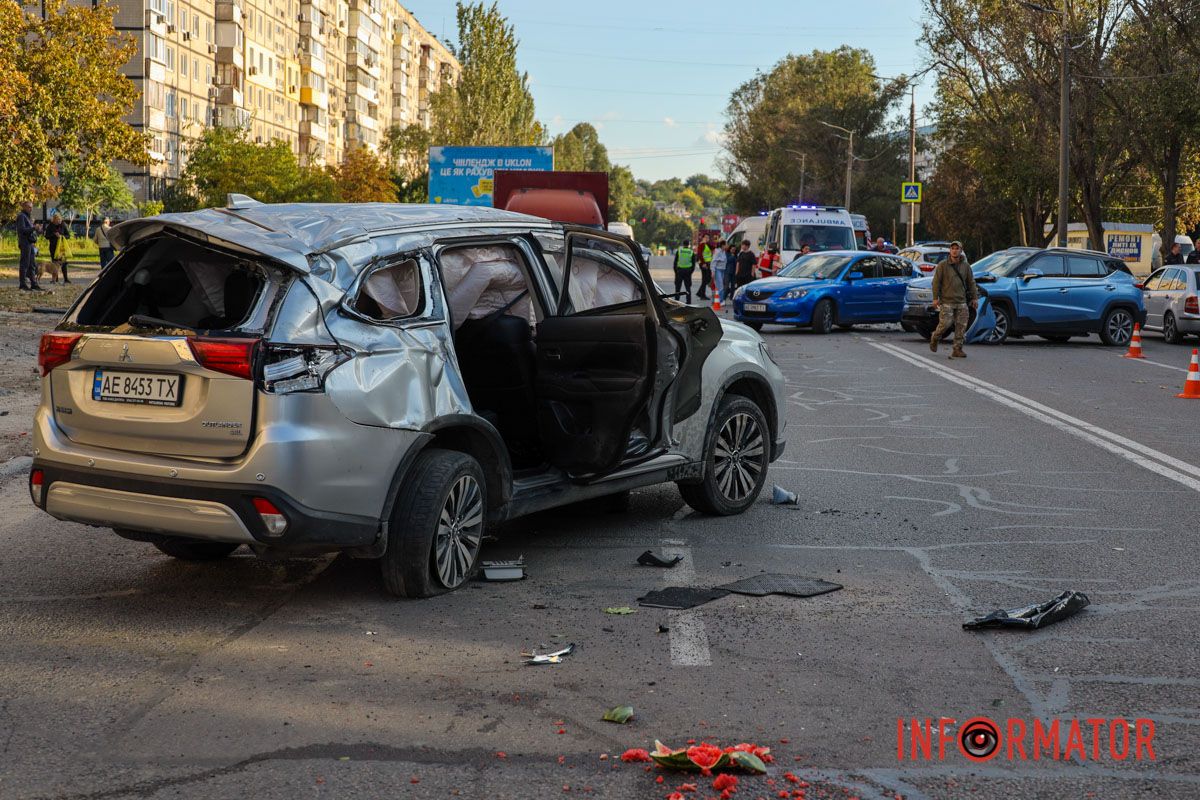 Очевидці розповідали, що Mitsubishi декілька разів перекинувся