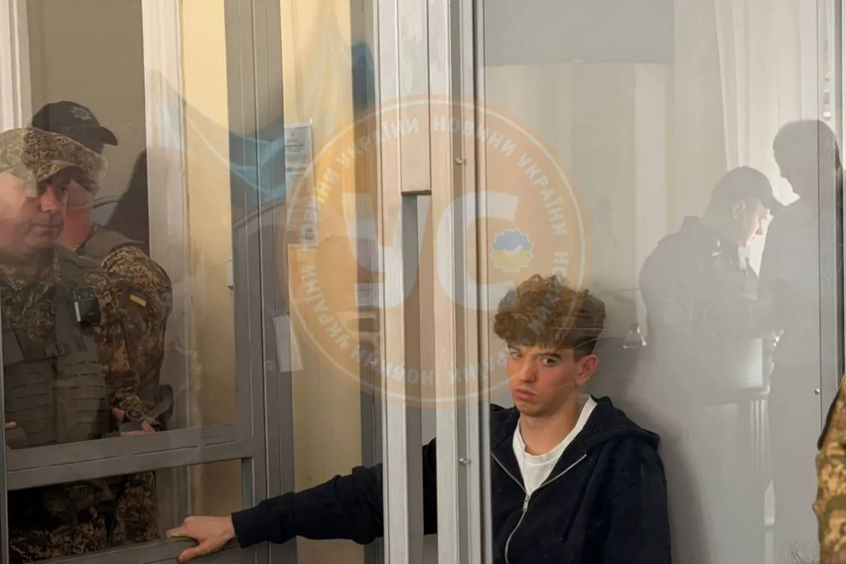 Фото із зали суду під час оголошення вироку