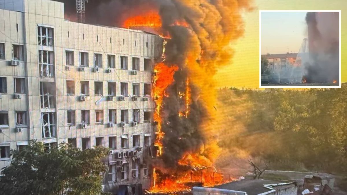 Удар по Павлограду та масштабна пожежа: у ДТЕК підтвердили удар по своїй будівлі, є постраждалий