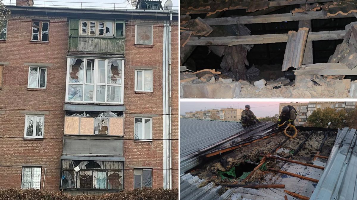 Ворог атакував три райони Дніпропетровської області дронами майже 20 разів: є постраждалий, понівечені будинки, магазин та автосервіс