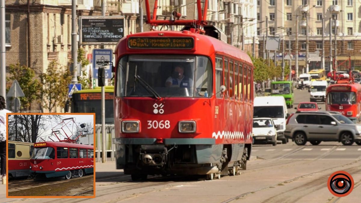 У Дніпрі 4 жовтня трамваї №15 завершать роботу раніше