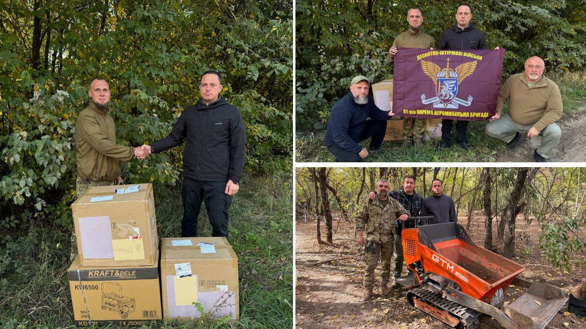 Мер Кам’янського відвідав воїнів на Харківському напрямку та передав їм необхідну спецтехніку