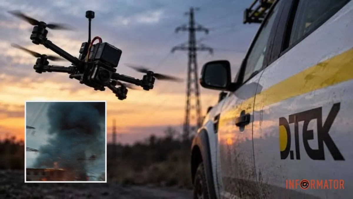 Дев’ята атака за місяць: FPV-дрон вдарив по дільниці ДТЕК у Дніпропетровській області