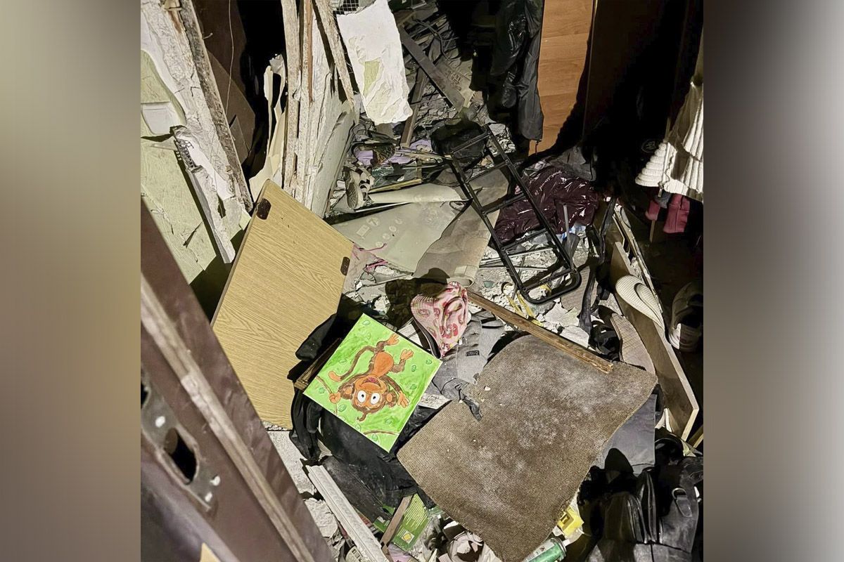 У будинку проживали цивільні люди