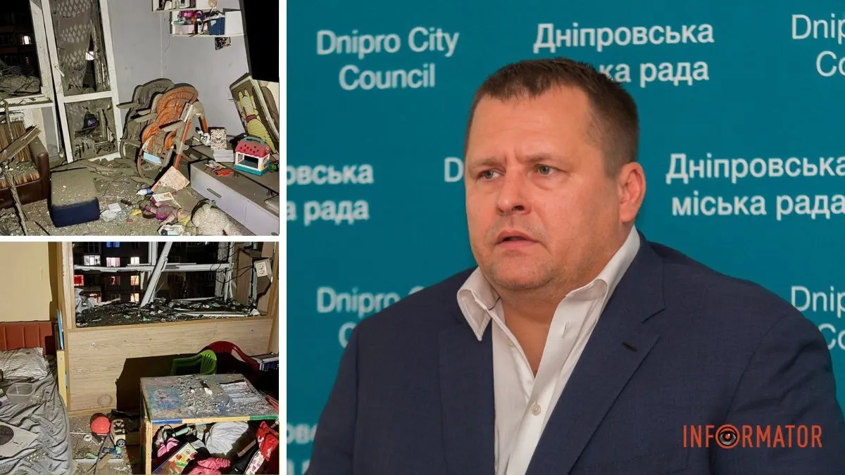 “Сумно бачити, на що російські покидьки перетворили домашній затишок звичайних людей”: Філатов про атаку рф по багатоповерхівці у Дніпрі