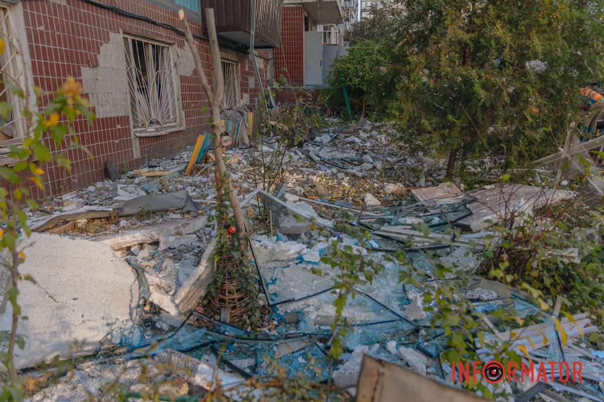 Удар російського дрона по багатоповерхівці 11 жовтня у Дніпрі: фото наслідків атаки 62
